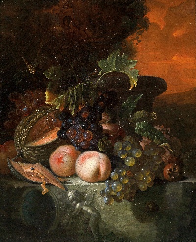 古典油画高清图集的油画作品-古典花卉静物油画 (100)