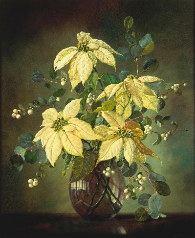 古典花卉油画高清图集50幅的油画作品-6008Classical flower (16)