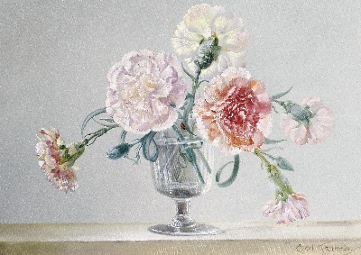 古典花卉油画高清图集50幅的油画作品-6008Classical flower (48)