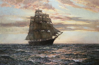 19世纪航海主题高清图集1的油画作品-3007航海9  (12)