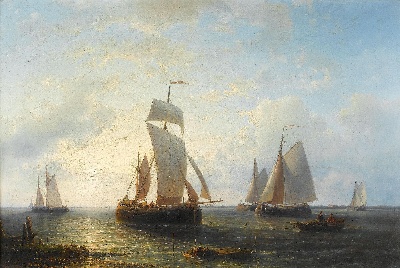 19世纪航海主题高清图集2的油画作品-3007航海25  (03)