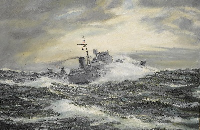 19世纪航海主题高清图集2的油画作品-3007航海25  (23)