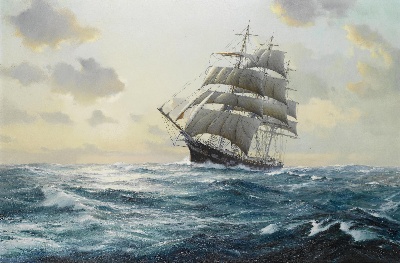 19世纪航海主题高清图集2的油画作品-3007航海25  (05)
