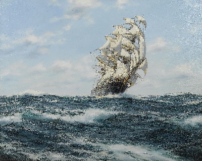 19世纪航海主题高清图集3的油画作品-3007航海38 (17)