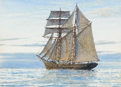 19世纪航海主题高清图集3的油画作品-3007航海38 (27)