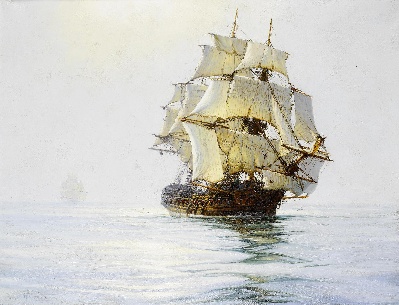 19世纪航海主题高清图集3的油画作品-3007航海38 (28)