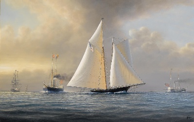 19世纪航海主题高清图集3的油画作品-3007航海38 (31)