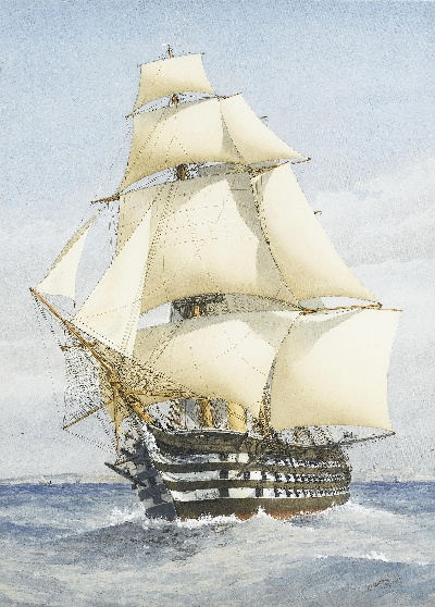 19世纪航海主题高清图集3的油画作品-3007航海38 (05)