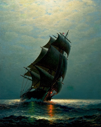 19世纪航海主题高清图集4的油画作品-2007A=new航海9 (03)