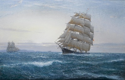 19世纪航海主题高清图集5的油画作品-2007A=new航海25 (11)
