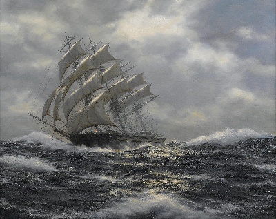 19世纪航海主题高清图集5的油画作品-2007A=new航海25 (16)