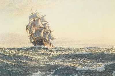 19世纪航海主题高清图集5的油画作品-2007A=new航海25 (37)