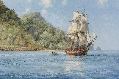19世纪航海主题高清图集5的油画作品-2007A=new航海25 (41)