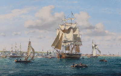 19世纪航海主题高清图集5的油画作品-2007A=new航海25 (53)
