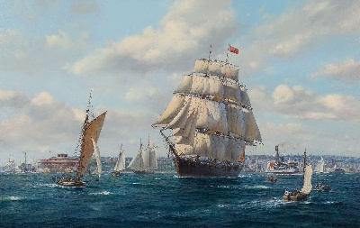 19世纪航海主题高清图集5的油画作品-2007A=new航海25 (54)