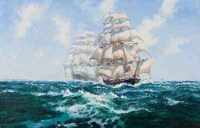 19世纪航海主题高清图集5的油画作品-2007A=new航海25 (9)