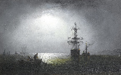 19世纪航海主题高清图集8的油画作品-3007航海new (1)