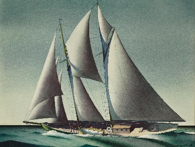 19世纪航海主题高清图集8的油画作品-3007航海new (134)