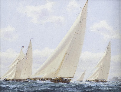 19世纪航海主题高清图集8的油画作品-3007航海new (136)