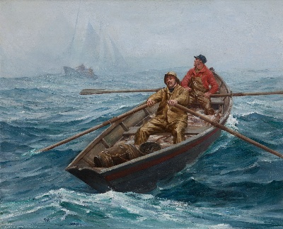 19世纪航海主题高清图集8的油画作品-3007航海new (3)