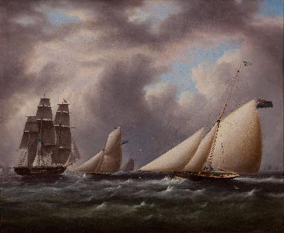 19世纪航海主题高清图集8的油画作品-3007航海new (9)