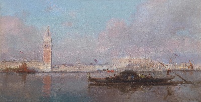 17-19世纪世界风景油画精选 (11)的油画作品-595#风景精选MH070