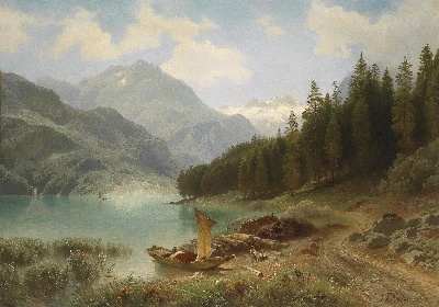 17-19世纪世界风景油画精选 (2)的油画作品-852#风景精选MH070