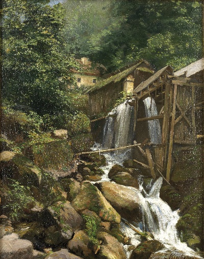 17-19世纪世界风景油画精选 (3)的油画作品-869#风景精选MH070