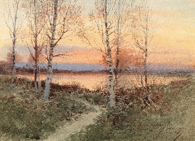 17-19世纪世界风景油画精选高清图集21的油画作品-风景第三季 (85)