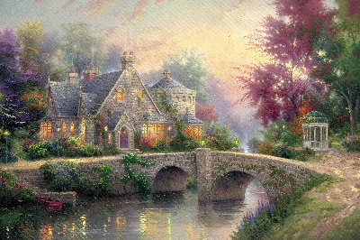17-19世纪世界风景油画精选高清图集21的油画作品-风景第三季 (87)