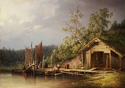 17-19世纪世界风景油画精选高清图集21 (10)的油画作品-风景第三季 (808)