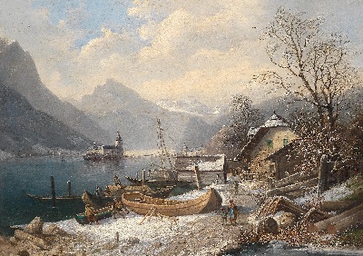 17-19世纪世界风景油画精选高清图集21 (11)的油画作品-风景第三季 (901)
