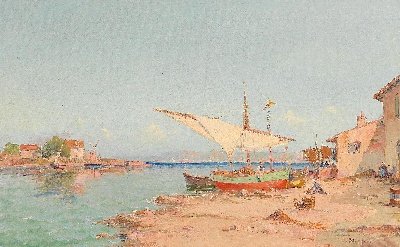 17-19世纪世界风景油画精选高清图集21 (11)的油画作品-风景第三季 (1007)