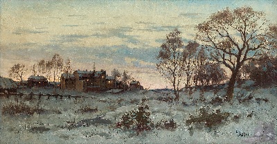 17-19世纪世界风景油画精选高清图集21 (11)的油画作品-风景第三季 (1010)