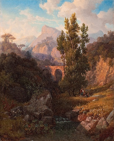 17-19世纪世界风景油画精选高清图集21 (11)的油画作品-风景第三季 (1011)