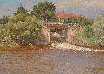 17-19世纪世界风景油画精选高清图集21 (11)的油画作品-风景第三季 (1012)