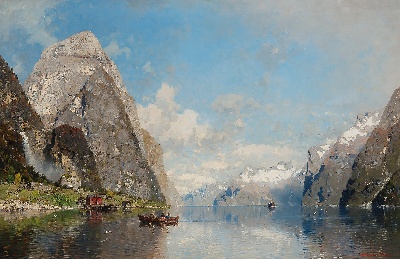 17-19世纪世界风景油画精选高清图集21 (11)的油画作品-风景第三季 (904)