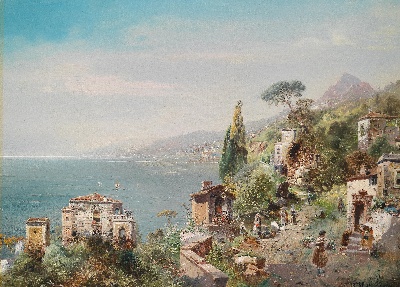 17-19世纪世界风景油画精选高清图集21 (12)的油画作品-风景第三季 (161)
