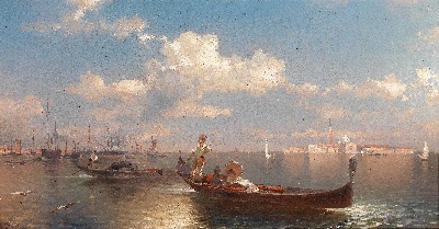 17-19世纪世界风景油画精选高清图集21 (12)的油画作品-风景第三季 (165)
