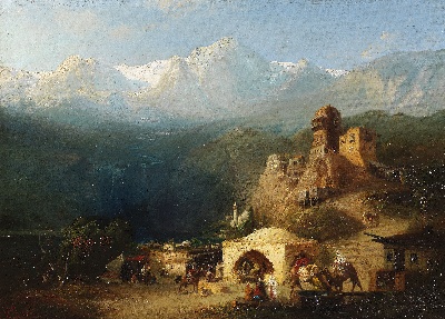 17-19世纪世界风景油画精选高清图集21 (14)的油画作品-风景第三季 (137)