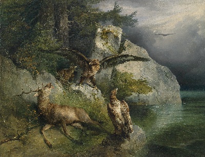 17-19世纪世界风景油画精选高清图集21 (2)的油画作品-风景第三季 (77)