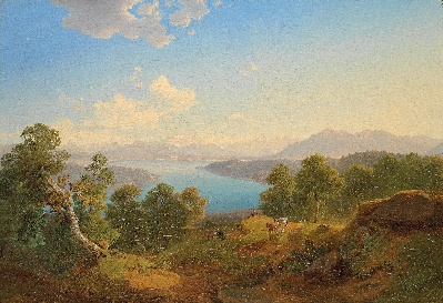 17-19世纪世界风景油画精选高清图集21 (2)的油画作品-风景第三季 (39)