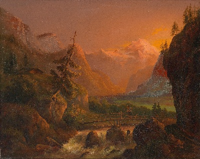 17-19世纪世界风景油画精选高清图集21 (3)的油画作品-风景第三季 (103)