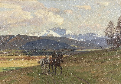 17-19世纪世界风景油画精选高清图集21 (3)的油画作品-风景第三季 (106)