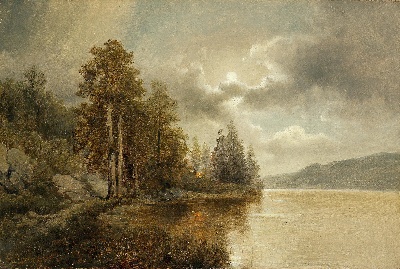 17-19世纪世界风景油画精选高清图集21 (3)的油画作品-风景第三季 (109)