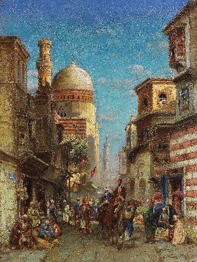 17-19世纪世界风景油画精选高清图集21 (4)的油画作品-风景第三季 (293)