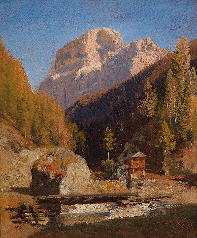 17-19世纪世界风景油画精选高清图集21 (5)的油画作品-风景第三季 (303)