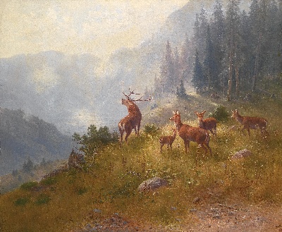17-19世纪世界风景油画精选高清图集21 (5)的油画作品-风景第三季 (308)