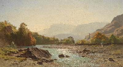 17-19世纪世界风景油画精选高清图集21 (5)的油画作品-风景第三季 (309)