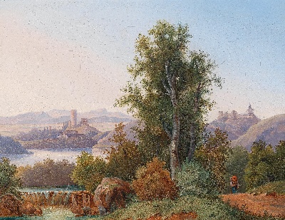 17-19世纪世界风景油画精选高清图集21 (5)的油画作品-风景第三季 (399)